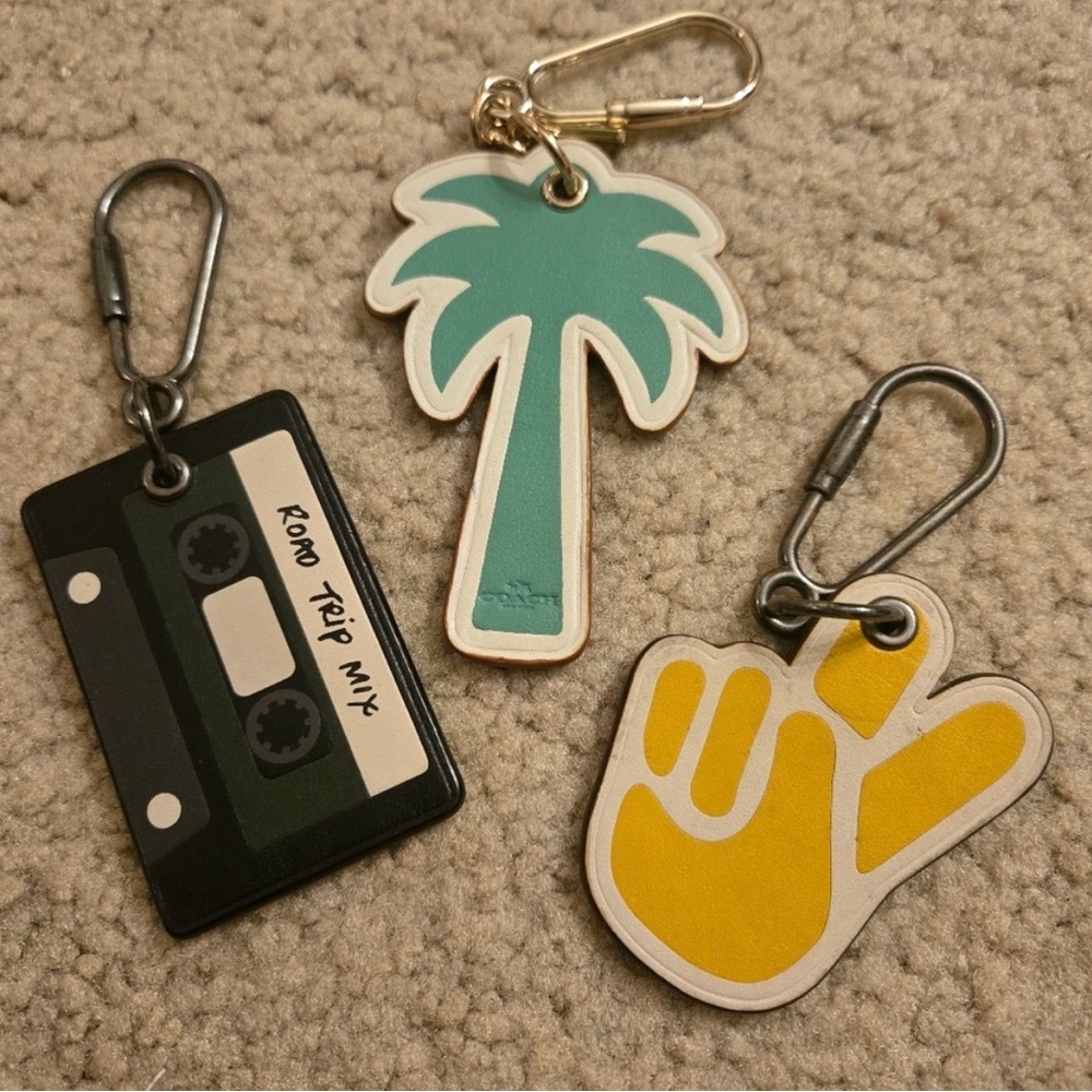 Vintage Coach Keychain Set
